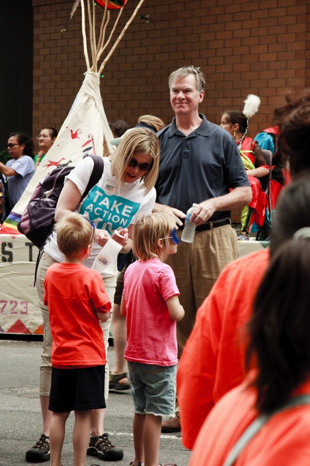 St. Paul Mayor Chris Coleman at Twin Cities Pride.
